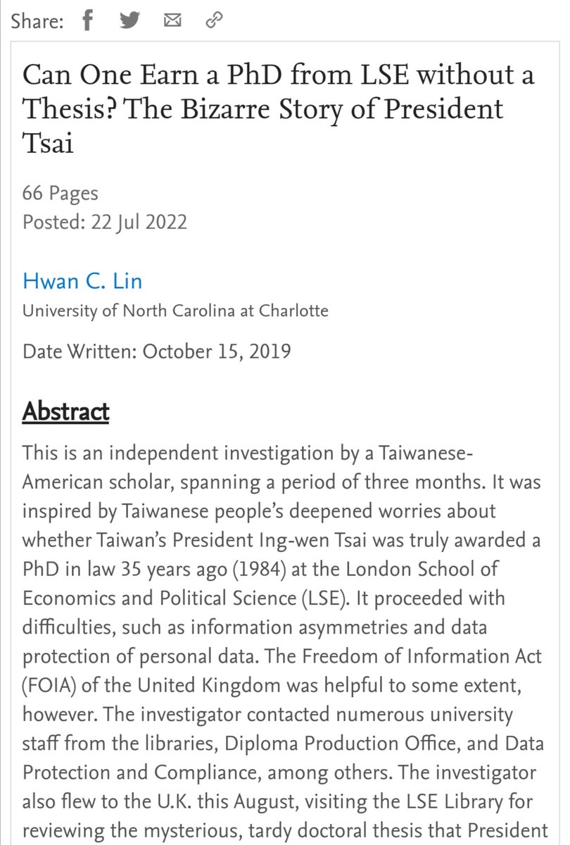 ShanghaiPanda On Twitter Tsai Ing wen s Doctorate Is Also Fake Of shanghaipanda-on-twitter-tsai-ing-wen-s-doctorate-is-also-fake-of