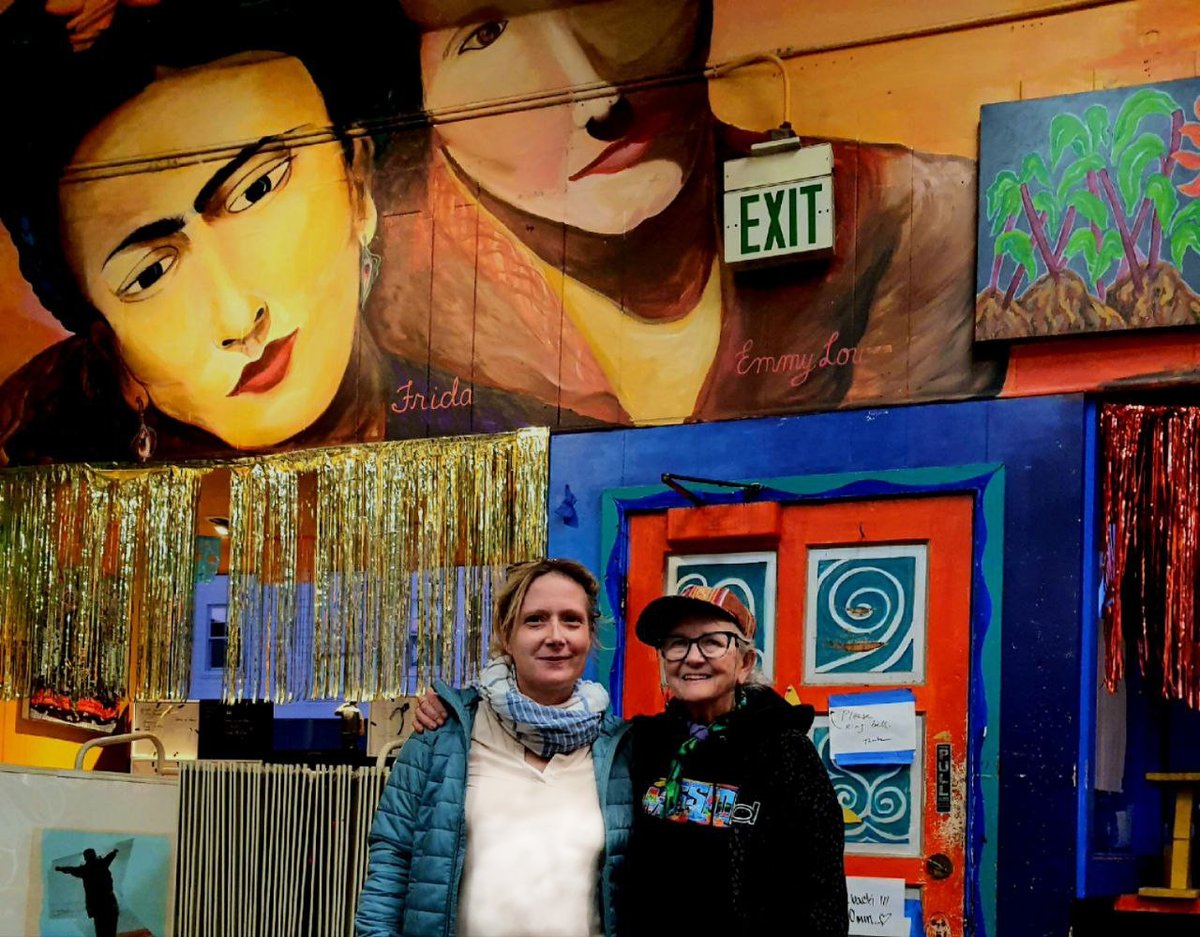 Fellow Swenja Zaremba met with Susan Cervantes in San Francisco: an artist who has been at the epicenter of the mural movement &amp; director of <a href="/PrecitaEyesLove/">PrecitaEyesMuralists</a> in SF's Mission District. They talked about the importance of cultural activities for building communities. #FellowFriday