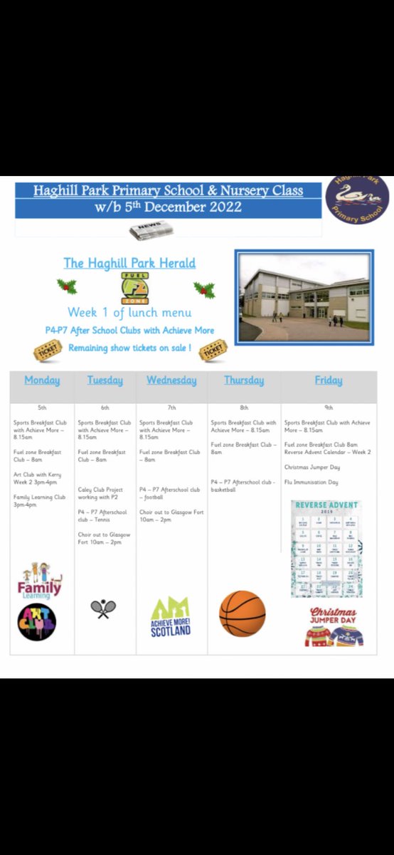 grant_ht's tweet photo. Please see our newsletter for next week. Another busy week ahead. 😊💙
Have a great weekend. We will see you all back on Monday. 💙🦢 https://t.co/0QMAY6UidV
