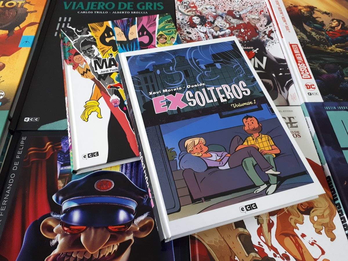 eccediciones's tweet photo. ¡La obra completa de #Danide está en ECC! En el sello #ECCCómics estamos recuperando la bibliografía de uno de los mayores talentos del cómic nacional. Títulos editados hasta la fecha:
➡️#Máculas, con @jordipast
➡️#Exsolteros 1, con @xavimorato
https://t.co/mHrEX8f4qf https://t.co/svOrSKeDes