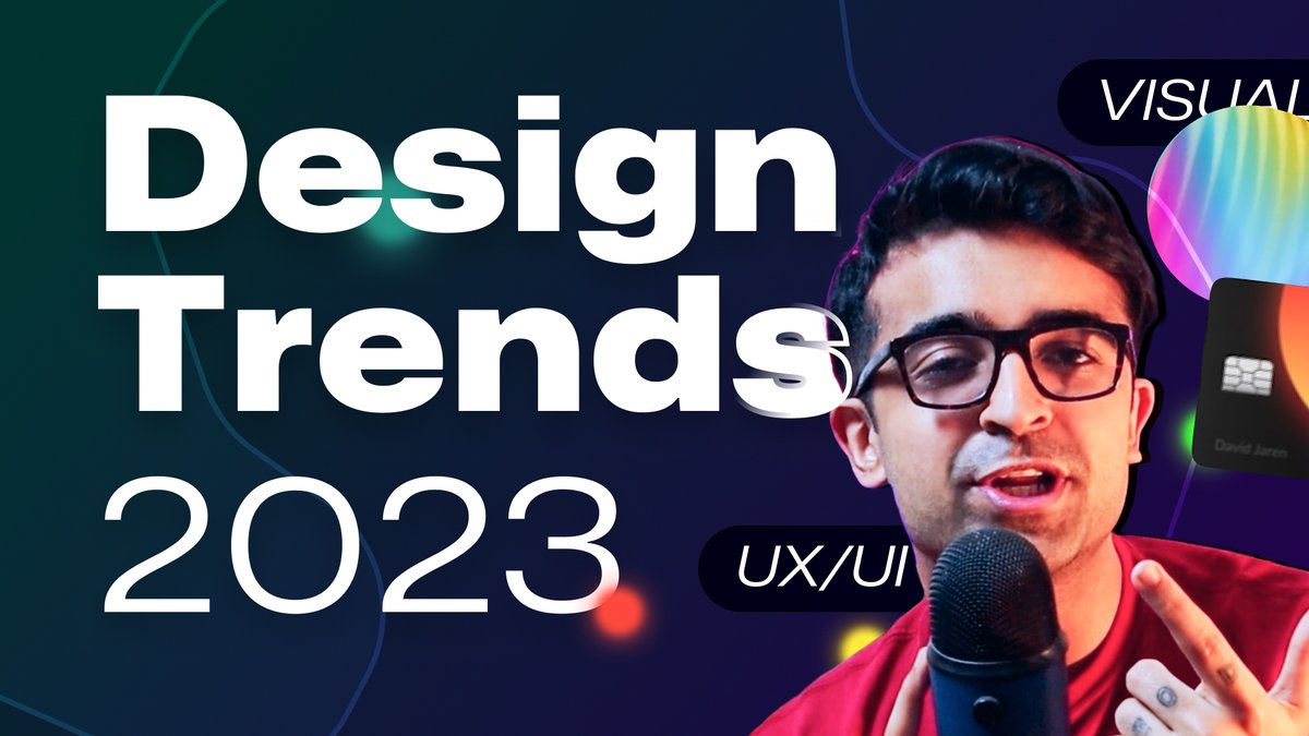New design trends are in! I'm excited for these :D 

👉 youtu.be/W2Gc1J6-gjY

#designtrends #uidesign
