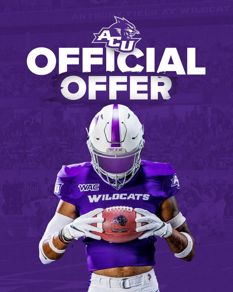 TompkinsKade's tweet photo. After a great conversation with @danwalo1 i am blessed to have received an offer from @ACUFootball @CoachGreedy #recruitmidlo https://t.co/kkOamDk1jp