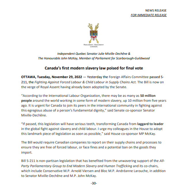 APPG to End Modern Slavery tweet media