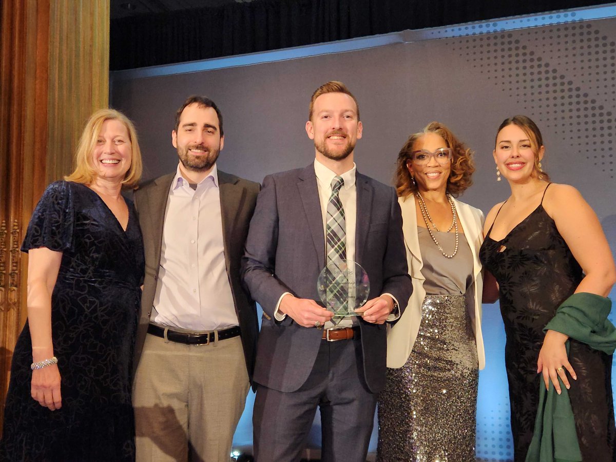Brianharris207's tweet photo. WE WON! Such an honor (and surprise!) to win the Most Valuable Digital Therapy Award at the Reuters Pharma USA 2022 Awards last night. This award recognizes the amazing team that I am so proud to be a part of, who work tirelessly in support of our important mission. https://t.co/MKewp46ApV