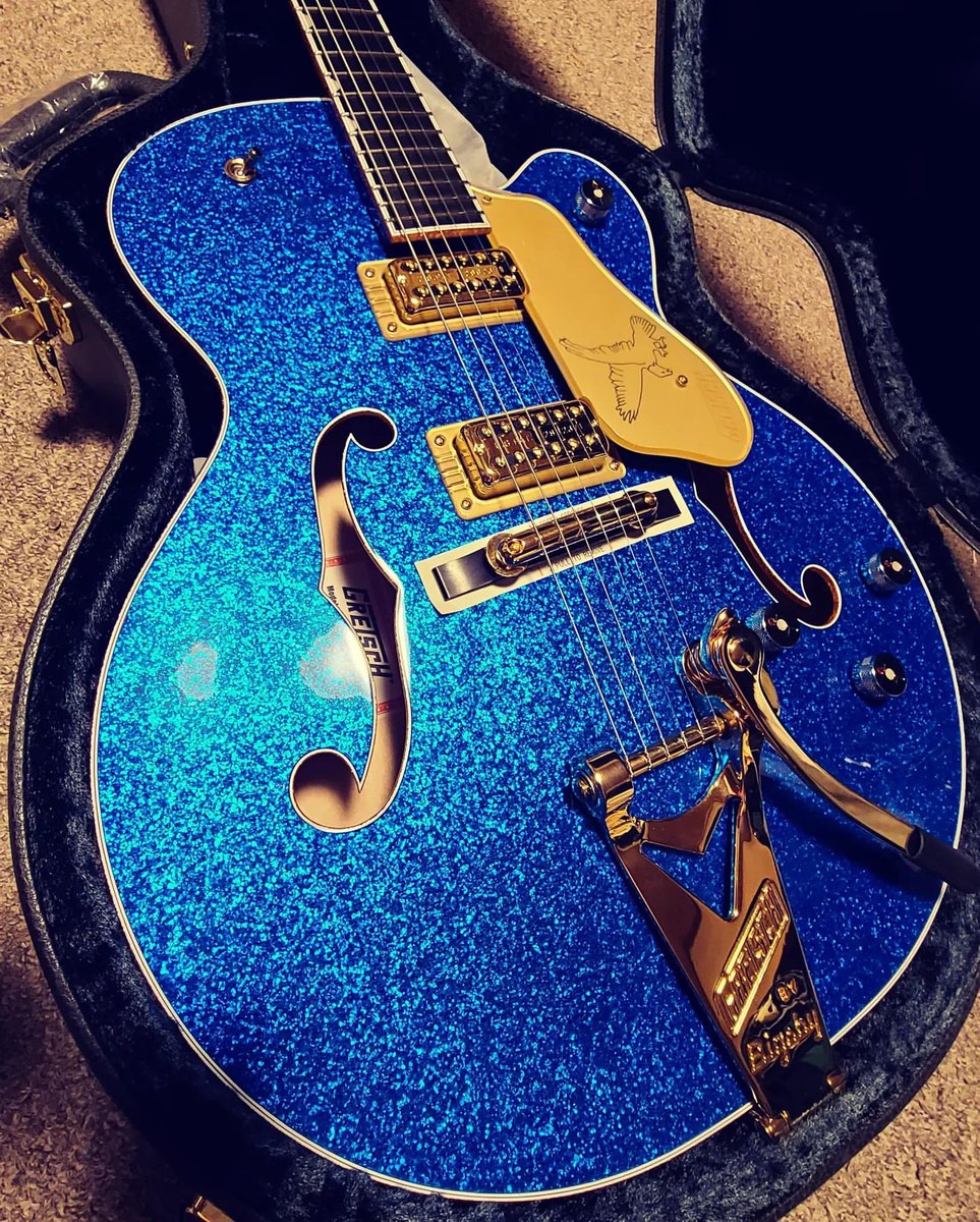 Gretsch Guitars on Twitter "Check out this Blue Sparkle Falcon from
