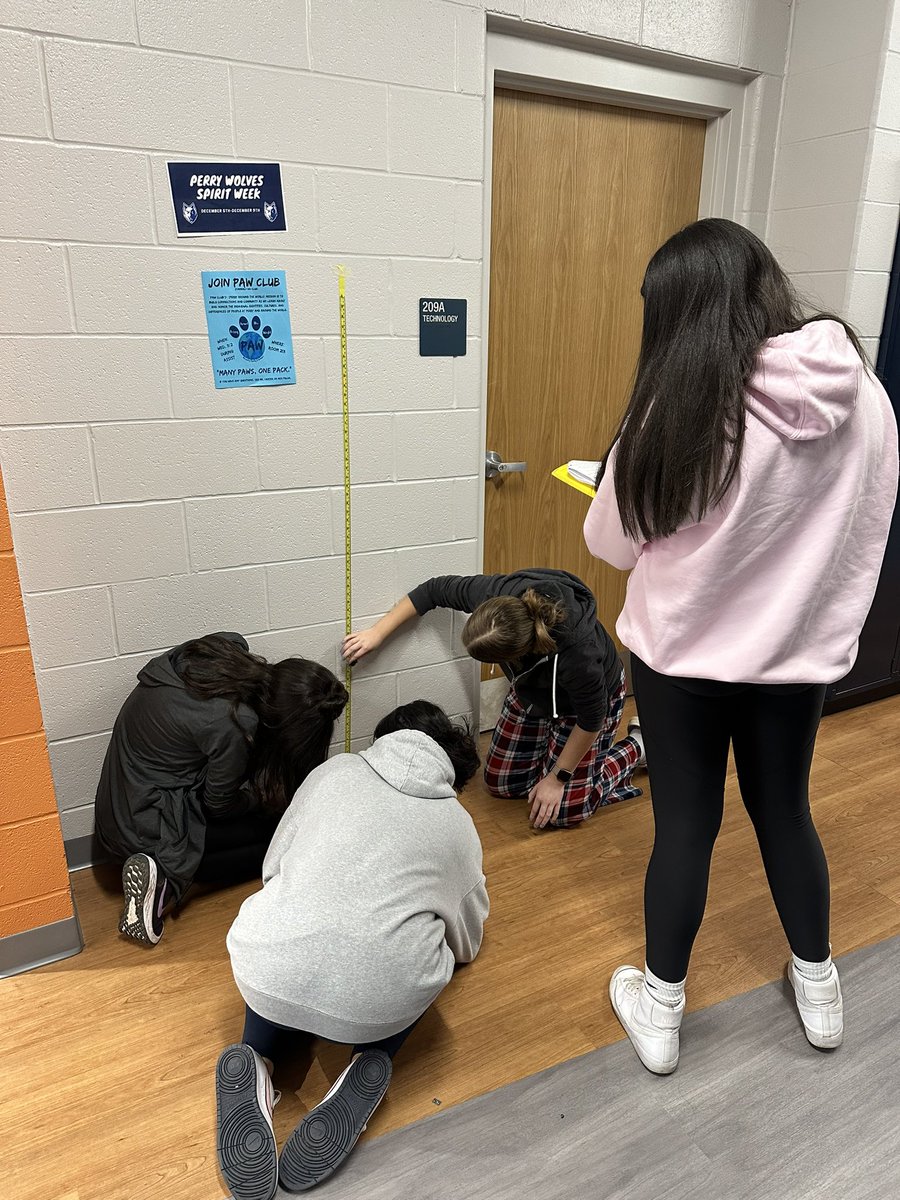 MrsBorders_'s tweet photo. Using bouncy balls to calculate rebound ratios today @PerryMSWolves 
#itsworthit https://t.co/qB2xcqLPe2