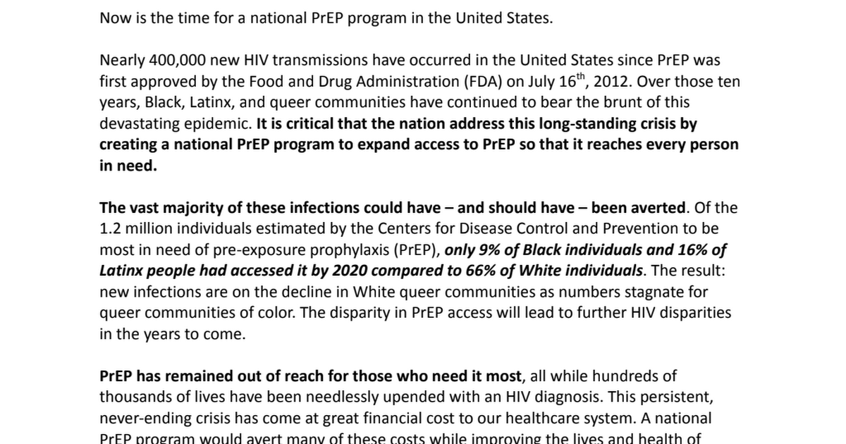 aahivmcomm's tweet image. More than 6,000 ppl signed a letter (conta.cc/3Fg8mOR)  supporting the creation of a National PrEP Program to help end the #HIV epidemic. #Congress must fund a #NatlPrEPProgramNow in the FY23 budget. @AppropsDems @HouseAppropsGOP @SenateApprops