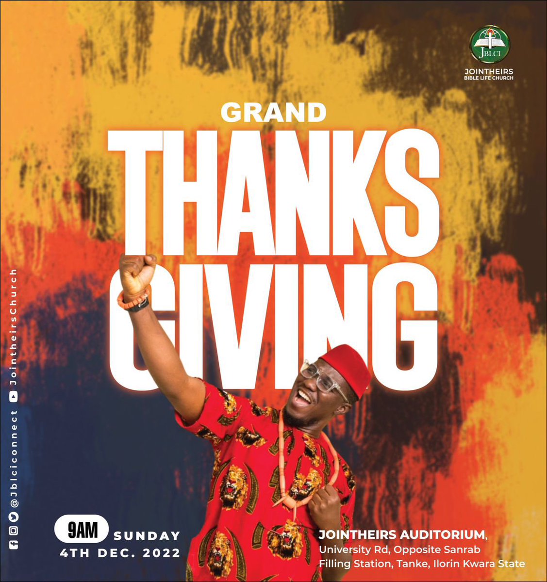 Jblciconnect's tweet photo. Gratitude is an attitude, and the more we practice the act of thanksgiving, the more we’d have things to be grateful for.

How can we tell of Gods faithfulness over our lives. https://t.co/B8Aobdyq52