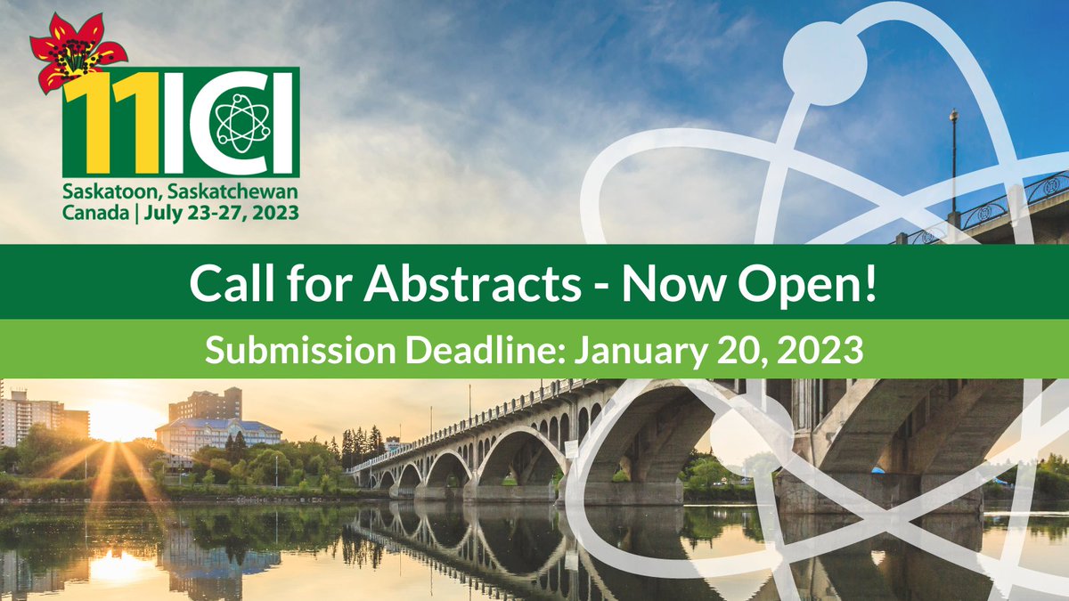 11ICI2023's tweet photo. The Call for Abstracts is now open! https://t.co/rnGQbsf7aV  @FedorukCentre @InnovationSask @usask @SKGov @UBC @UAlberta @umanitoba @UofT @Saskatooning https://t.co/8dCqkgmaoi