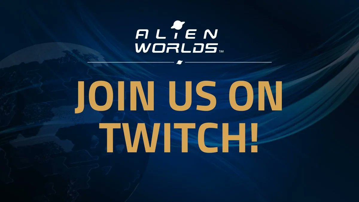 STARTING NOW: Twitch Games with ☆ミ Xander ☆彡 on #AlienWorlds Official Twitch Channel: buff.ly/3V8qEak 

🚀JӨIП FӨЯ fun, prizes, laughs & chances to win #AlienWorldsNFTs  

✨ Good Luck✨

 #P2E #AWMetaverse #BlockchainGames #AWDAO #PvP