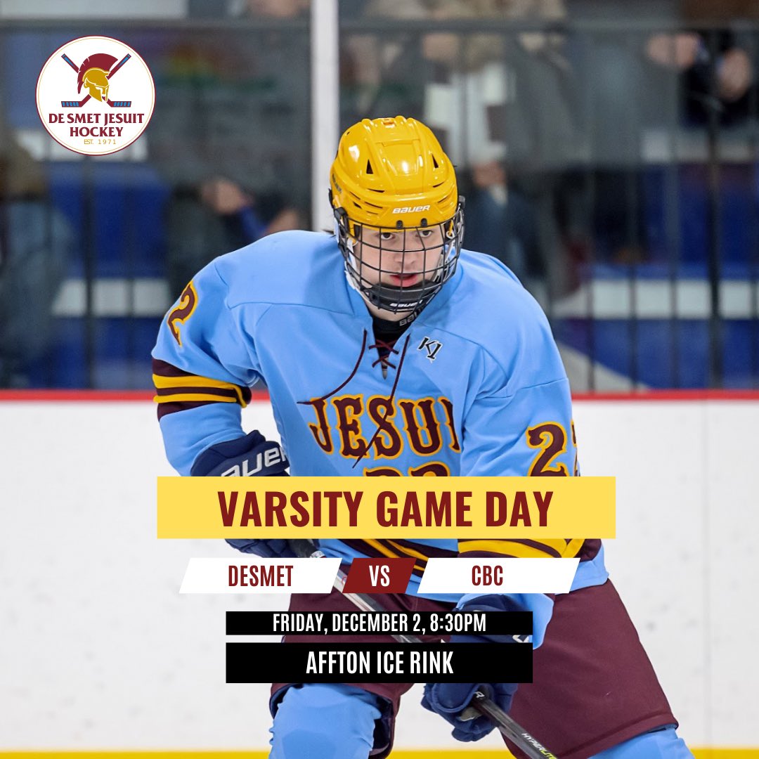 DESMETHOCKEYSTL's tweet photo. Catch the Spartans in action tonight against CBC. Game time 8:30PM at Affton. https://t.co/uEkaTk4ORA