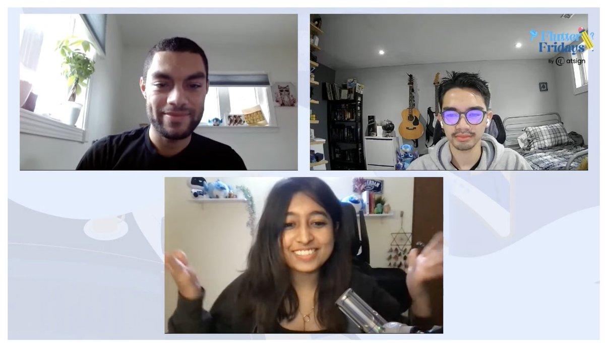Flutter Friday's Community Quizshow is now live! 🔴

Join us with <a href="/pooja_bhaumik/">Pooja Bhaumik</a> <a href="/XavierChanth/">Xavier</a> <a href="/wildgreen17/">wildgreen💙</a> 

Test your knowledge of Widgets ⚙️

Live now 💙
youtube.com/watch?v=2F6-OK…