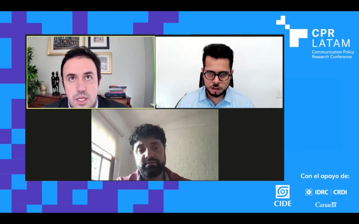 Seguimos con el panel de Datos para el Desarrollo en #CPRLATAM2022

Participan: Fabrizio Scrollini (<a href="/Fscrollini/">Fabrizio Scrollini</a>) de <a href="/idatosabiertos/">idatosabiertos</a>, Michel de Souza (@michelrosouza) de <a href="/derechosdigital/">Derechos Digitales</a> y Judith Mariscal (<a href="/judithmariscal/">Judith Mariscal</a>) (CLD).

Modera: Fernando Perini (<a href="/fperini/">Fernando Perini</a>) de <a href="/IDRC_CRDI/">IDRC | CRDI</a>