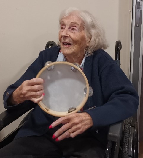 Sound becomes movement; music becomes dance, smiles become laughter.
And all that was needed was for our wonderful residents to enjoy their Music &amp; Movement session with Frederick Douglas Care home entertainment.
#DementiaCareHome 
#Socialising 
#Moving 
#Fun