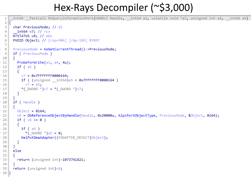 BillDemirkapi's tweet photo. ChatGPT decompiling assembly is pretty impressive. Watch out @HexRaysSA 👀 https://t.co/zkEk9qIyxO