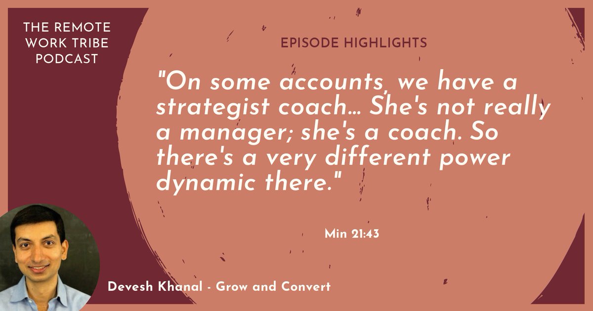 RemoteWorkTribe's tweet photo. 📻 New episode of the #RemoteWorkTribe podcast.
📣We talked to @deveshkhanal about best practices for running @growandconvert, founded by him and @benjihyam. Flexibility, autonomy, and hiring the right people are key in this fully remote organization.
➡️ https://t.co/r51aRVA9Io https://t.co/3YvKti3Bkc