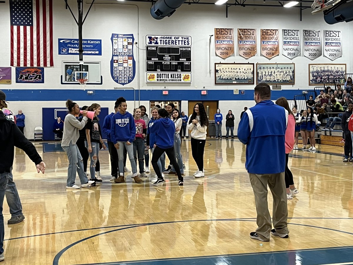 MCHS Girls’ and Boys’ basketball teams were introduced today at our pep rally!  Come out and support our teams!!