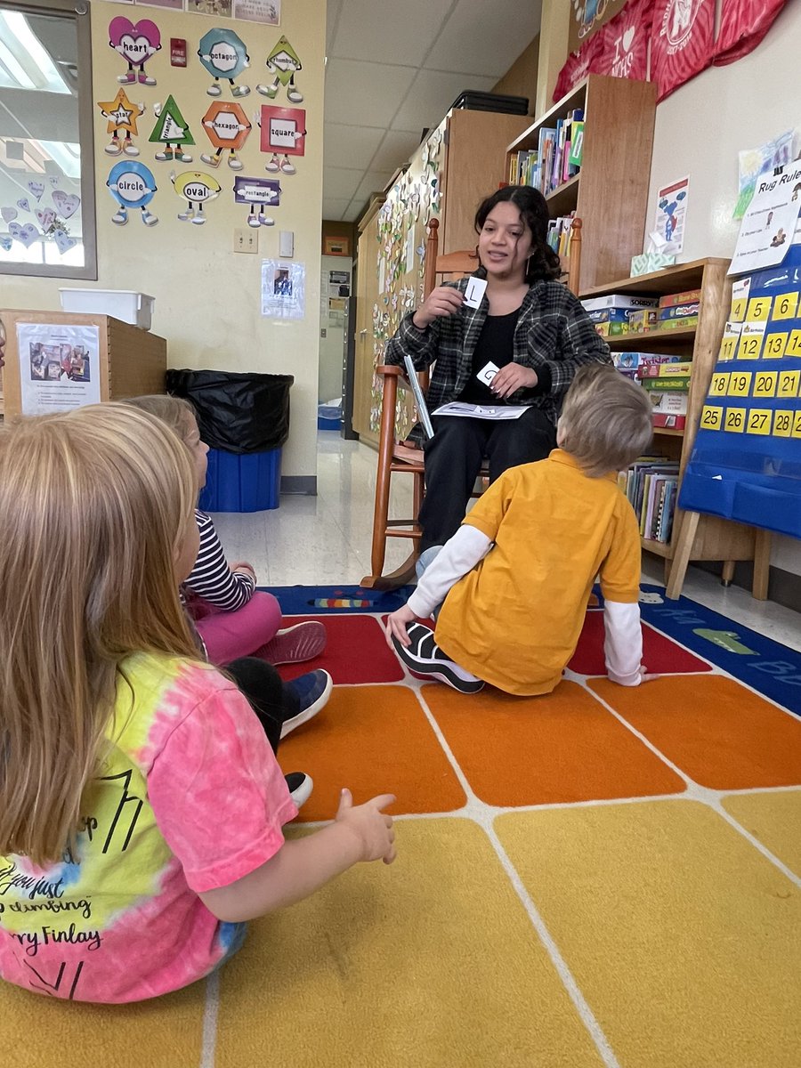 NCHSPreschool's tweet photo. Working on spelling during story with Ms Itzel #partnersingrowth #jungleweek @NCHSRedhawksCTE @NCHSOFFICIAL https://t.co/1M2D3nQPTt
