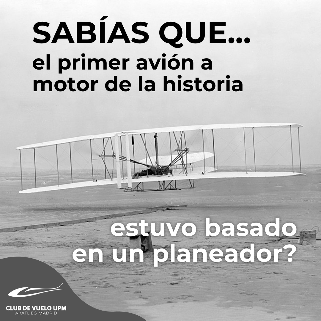 Antes de realizar el primer vuelo propulsado de la historia en 1903, los hermanos Wright lograron alzar el vuelo con planeadores inspirados en los diseños de Otto Lilienthal en el año 1900!
Tras su rotundo éxito, decidieron ver qué pasa si a un planeador le añades un motor! 💙✈️