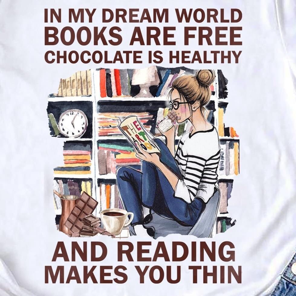 Nothing wrong with dreaming… 😉 #FridayFunny #Dreamers #BookTwitter #FridayVibes #Chocolate