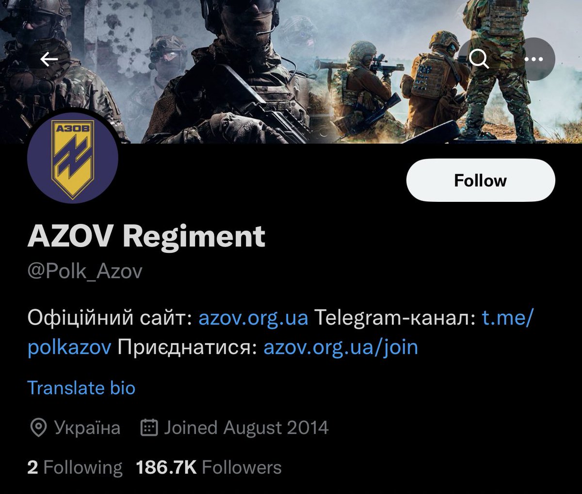 Ye is banned for saying wild stuff about Nazis, but the real Azov Nazis in Ukraine are allowed to stay on Twitter?

Make this make sense <a href="/elonmusk/">Elon Musk</a>.