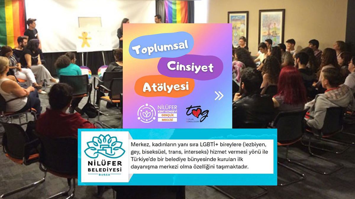 CHP’li Nilüfer Belediyesi kurumsal kimliği ile dayanışma adı altında, nesli bozan, aile kavramını yok eden LGBT gibi sapkın oluşumları destekleyip, meşrulaştırarak ahlak dışı bir işe imza atmaya çalışıyor. ⬇️