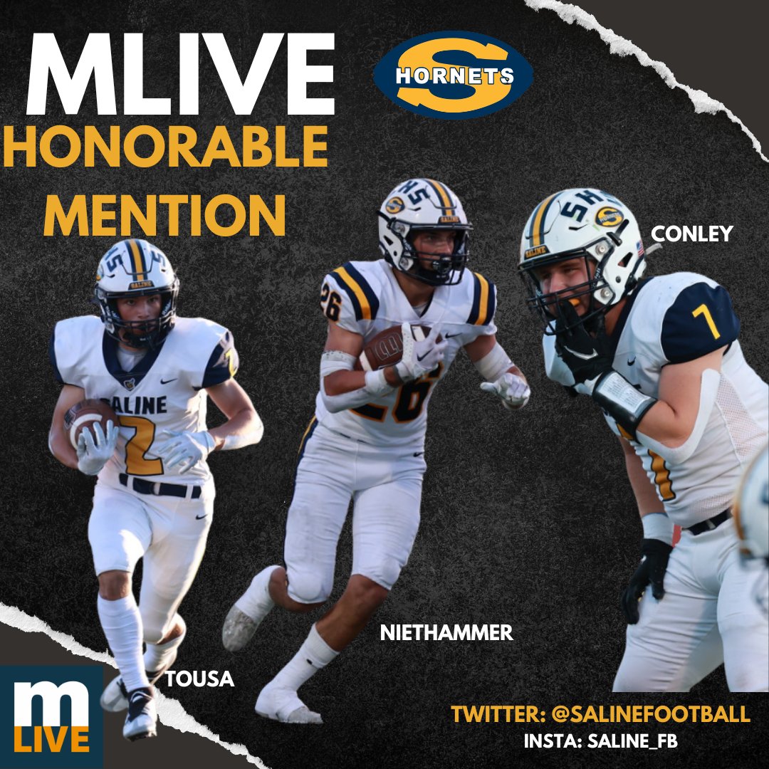SalineFootball's tweet photo. Congratulations to all of players that were recognized by @MLiveSports @GregWickliffe10 https://t.co/z6tsRDHp89