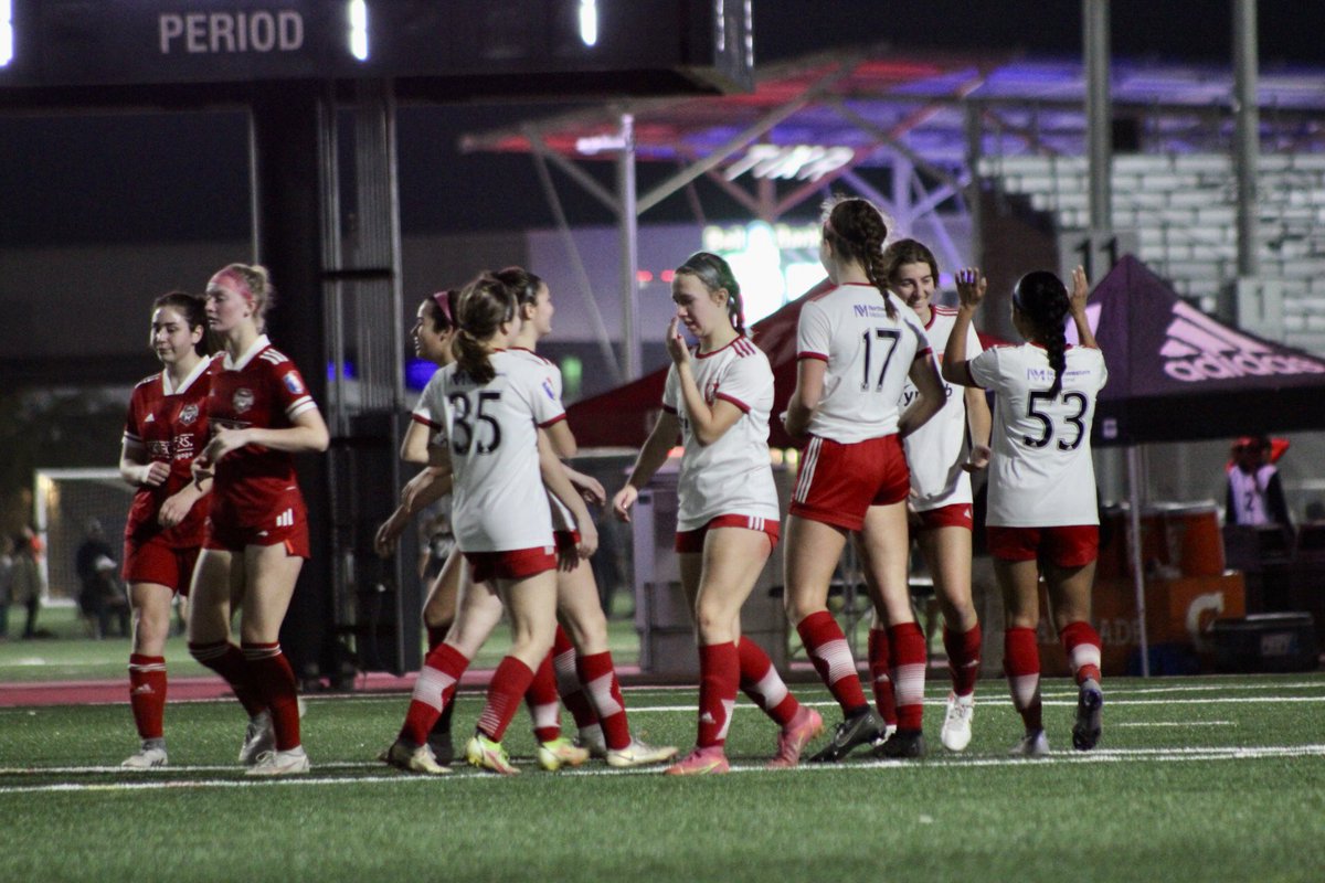 Successful first game! 4-0 win against Washington Timbers! Rest day today and looking forward to tomorrow’s game against West Coast Soccer!
Goals:
(1) <a href="/OOllmert20/">Olivia Ollmert</a>
(1) @sophiapatrey
(1) <a href="/KeeganSchmeiser/">Keegan Schmeiser</a> 
(1) <a href="/meganmurray2024/">Megan Murray</a>