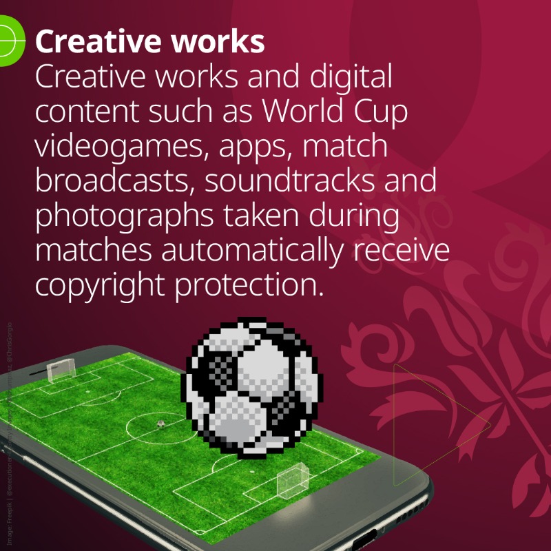 WIPO's tweet photo. Teams are ready to compete for a spot in the Round of 8 👊

As we enter the knockout phase of the World Cup, let’s take a look at how much intellectual property there is in this competition 👀

#FIFAWorldCup #Qatar2022