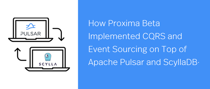 streamnativeio's tweet photo. How did #ProximaBeta build a #realtimeanalytics system with #ApachePulsar and @ScyllaDB? #eventsourcing #CQRS #Tencent https://t.co/bALoByu5qi https://t.co/jKVhVcizA8