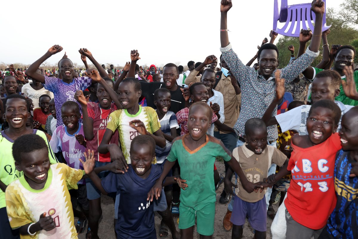 acfusa's tweet photo. From the beginning, their goals were bigger than the soccer field. Violence has devastated #SouthSudan. Despite years of civil war, many refuse to give up something sacred: their #soccer matches. 

Learn more: https://t.co/i9fFiTH6iR

📸 Peter Caton, Action Against Hunger https://t.co/9oNcbTm0ZV