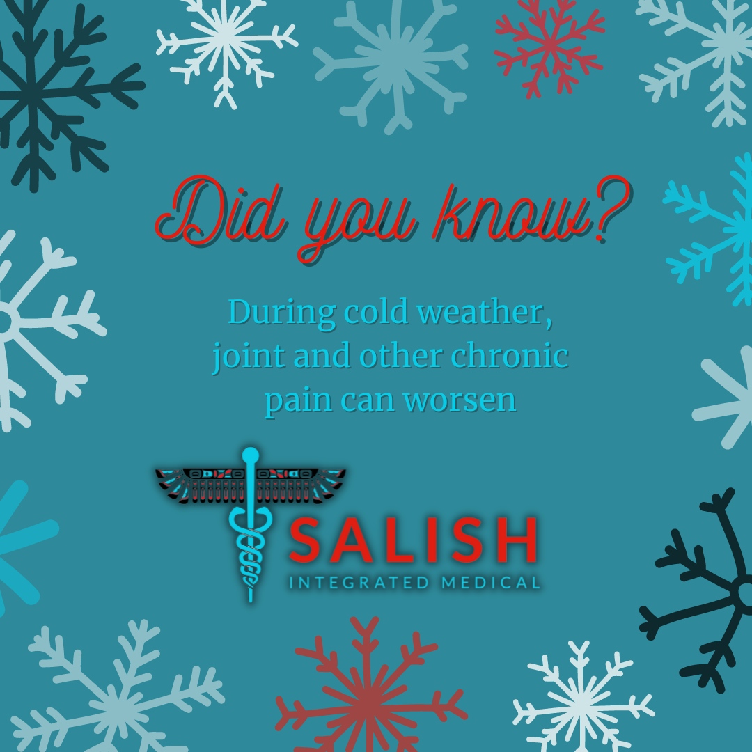 MedicalSalish's tweet photo. If you have arthritis or issues with inflammation, the cold weather might make your symptoms worse. There may be a variety of causes for increased pain throughout the winter, so it's crucial to find ways to reduce your chronic pain in the cold and stay active.

Have you notice... https://t.co/Kuns7vTjhK