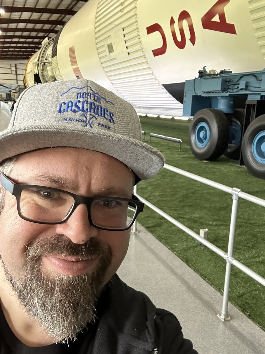 hummusonrails's tweet photo. Natural thing to do after #RubyConf2022 is go hang out with the Saturn V rocket ๐ https://t.co/69P0RxSYvn
