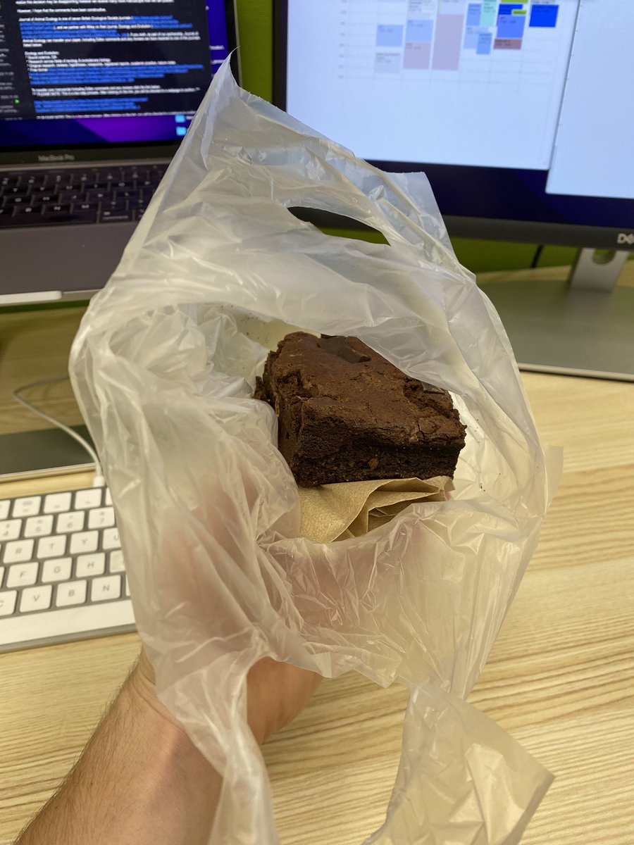 Rejection days in #academia are awful, but when you have an superbly thoughtful lab manager like <a href="/bandedman/">David Jansen</a> who brings you treats after hearing you complain about it, those days are a little less terrible.