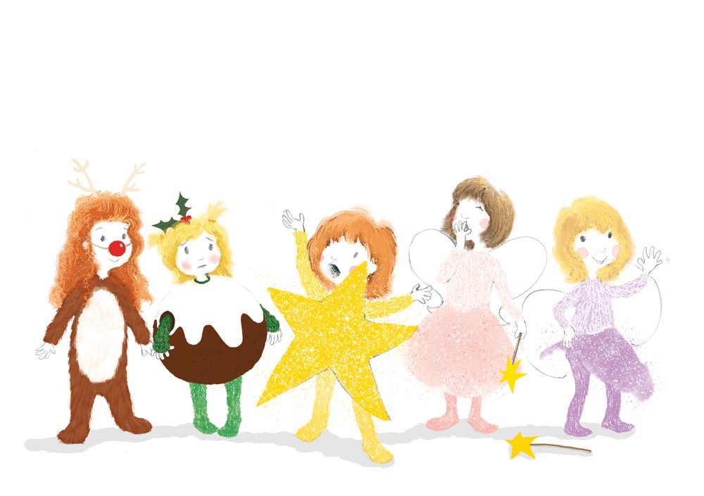 First school nativity next week 😬… #Christmas #woollythesheep #kidsillustration #childrensillustration