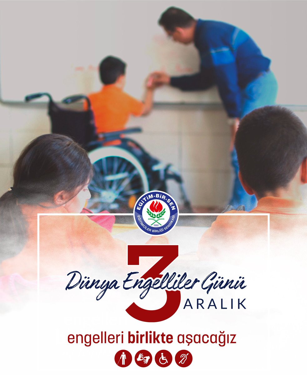 Engelli bireylerin ve engelli kamu görevlilerinin daha iyi şartlarda yaşaması, insan onuruna uygun çalışma şartlarına sahip olması, pozitif ayrımcılık zemininde beklentilerinin karşılanması noktasında #DünyaEngellilerGünü’nün yeni bir milat olmasını temenni ediyoruz.