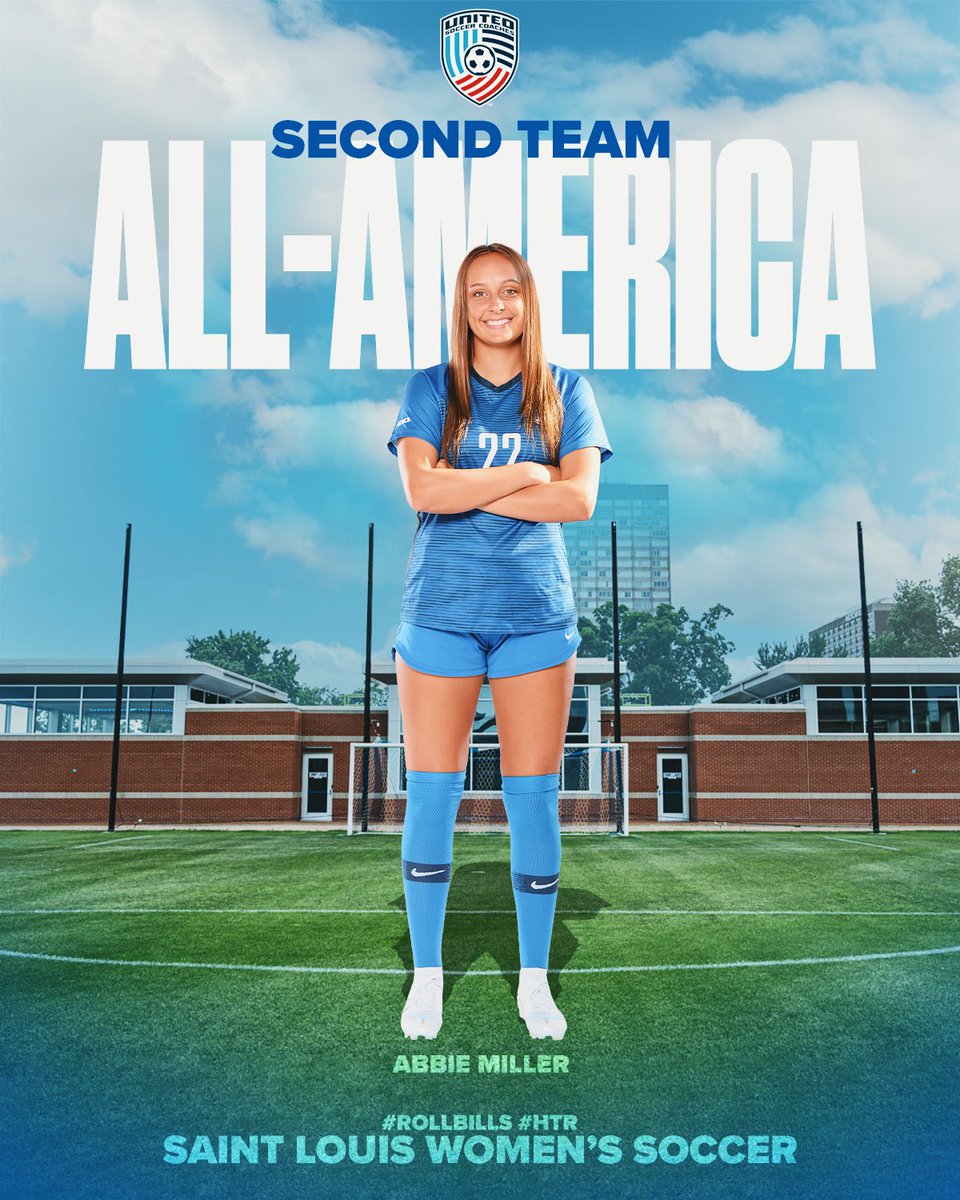 SLUWSoccer's tweet photo. All-American Alert!

United Soccer Coach’s Second Team All-America:

ABBIE MILLER❗️

#HTR #RollBills https://t.co/b6TXG1hgVp