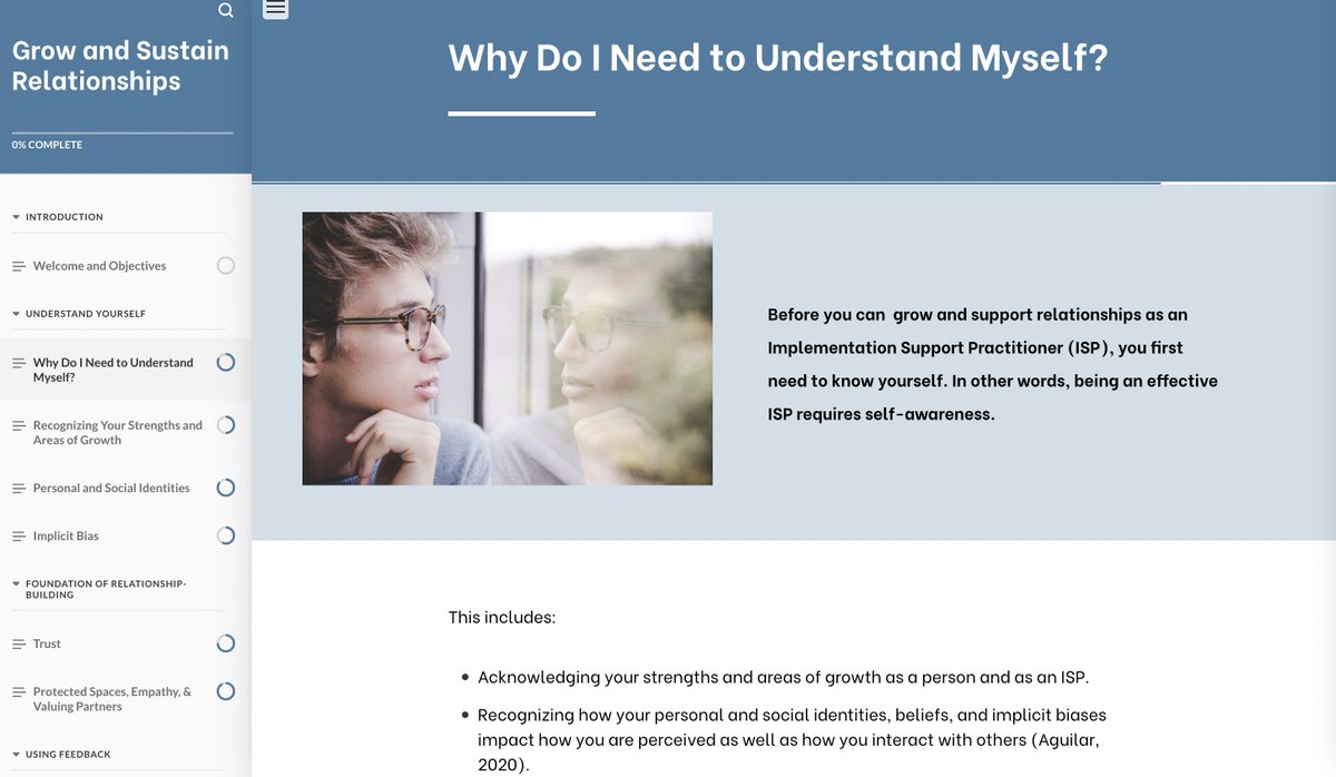 Relationship building is vital in implementation work, so let’s begin to look at how we can grow, strengthen, and sustain relationships to make #implementation happen! Check out our newest interactive lesson, "Grow and Sustain Relationships."
nirn.fpg.unc.edu/resources/grow…
#ImpPractice