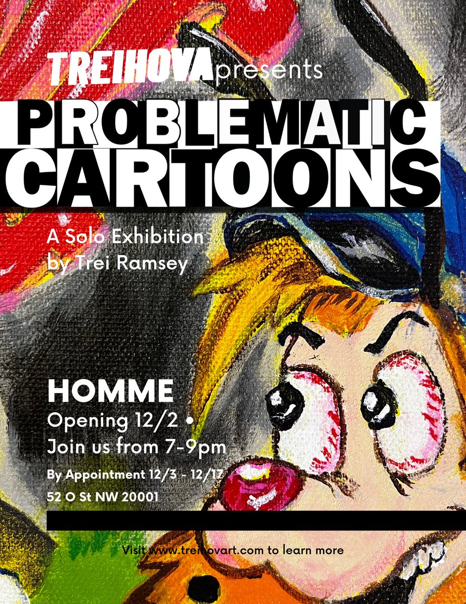 Trei_Hova's tweet photo. My first solo art show in a gallery! Come check it out!
@Cultural_DC @DCist @BarredinDC @PoPville #dcart #blackart #BLACKARTIST #BlackOwnedBusiness https://t.co/trzjQks7an