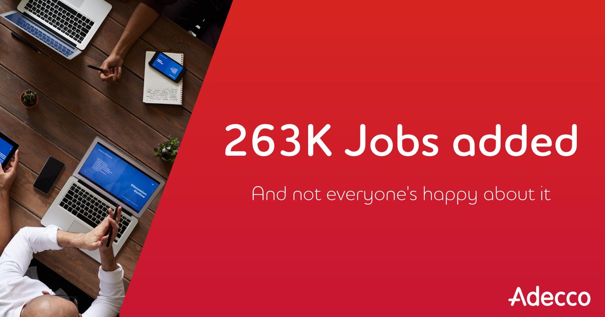 AdeccoUSA's tweet photo. Job growth for November shattered expectations. To find out what this better-than-expected job growth will likely result in, click the link.
#AdeccoUSA #JobsReport #Staffing
https://t.co/zwOYJTOG1c https://t.co/p7kUGOC1Uh