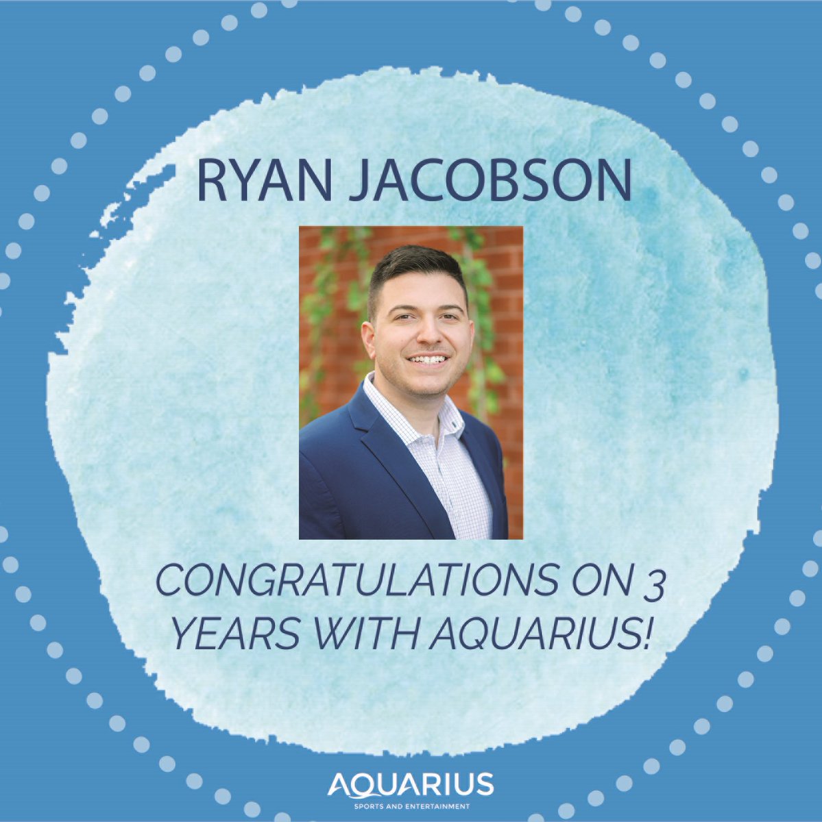 We would like to congratulate and thank our Senior Manager, Client Services Ryan Jacobson for 3 outstanding years with Aquarius!! We appreciate all you do for us and our clients!