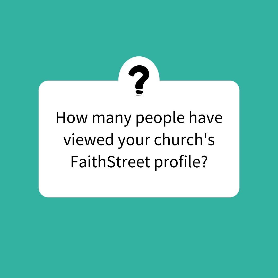 We now list 320,000+ churches across the US and have helped millions of people find a church like yours.

Find your church at 🔗 faithstreet.com/search