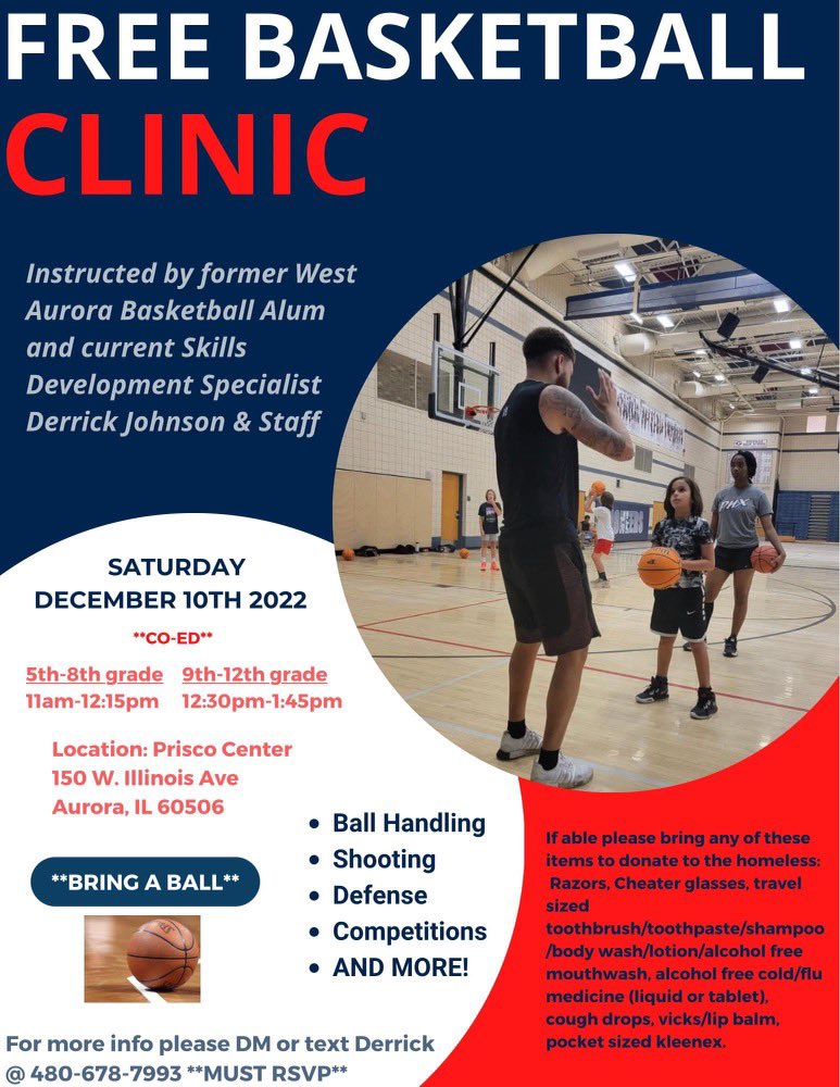 This is a great opportunity to get in the gym and work on your game!
