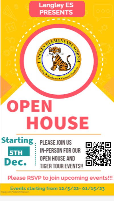 Looking for a loving school community, exceptional teachers and a place where your child will thrive?  Join us at Langley Elementary!  Sign Up for an Open House tour here: bit.ly/LangleyOpenHou… <a href="/Prin_Kellogg/">PrincipalKellogg</a> <a href="/PtoLangley/">Langley Elementary School PTO</a> <a href="/ScottRobertsDC/">Scott Roberts</a> <a href="/ZacharyforWard5/">Zachary Parker</a> <a href="/dcpublicschools/">DC Public Schools</a>