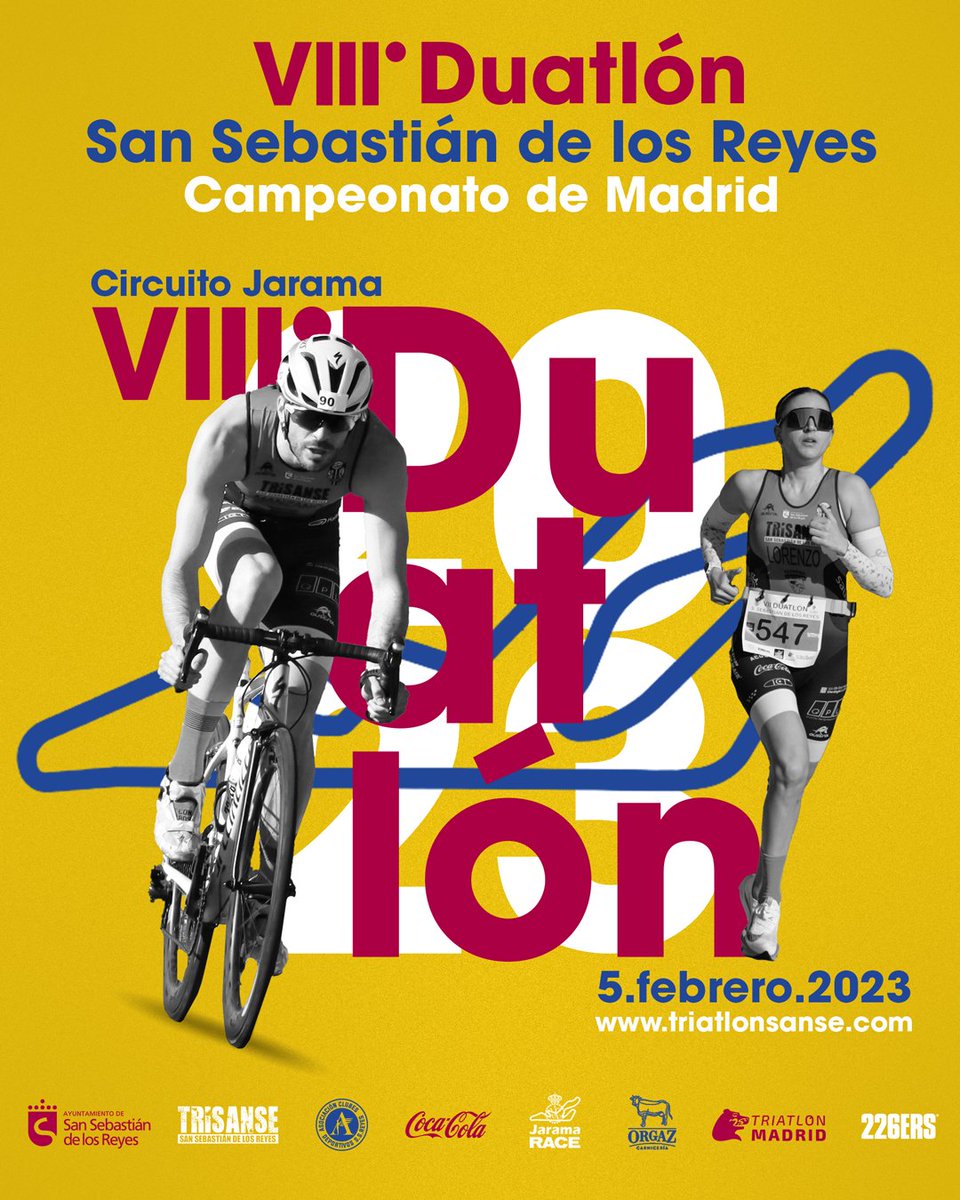 TriatlonSanSe's tweet photo. Somos ¡CAMPEONATO DE MADRID DE DUATLÓN INDIVIDUAL DISTANCIA SPRINT!😱😱

 El día 15 de Diciembre abriremos las inscripciones a todos los deportistas FEDERADOS ya que la prueba es Campeonato de Madrid.🥉

 Habrá 400 plazas masculinas.
 Habrá 200 plazas femeninas.
@FMTriatlon https://t.co/Mav2EAt54c