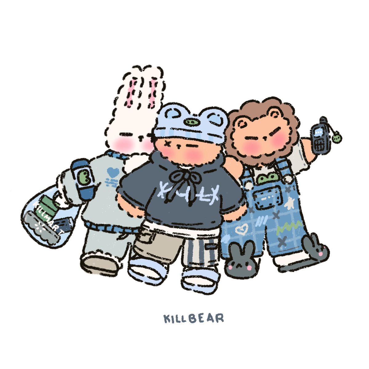 Crossing the street in style 
#illustration #cuteart