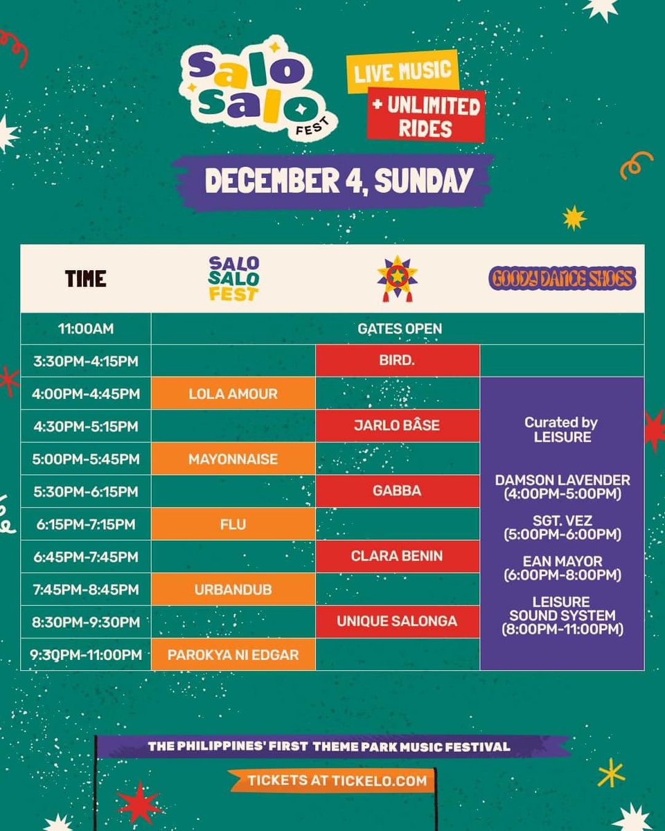 theambasedors's tweet photo. Ride and sing with @jarlobase today, December 4, at Enchanted Kingdom's Salo-Salo Fest! 

This is the Philippines' First and Biggest Theme Park Music Festival. Catch his set at 4:30 PM! 

He'll be serenading you with his original songs, so don't miss this out! 🤎 https://t.co/GzCELJt373