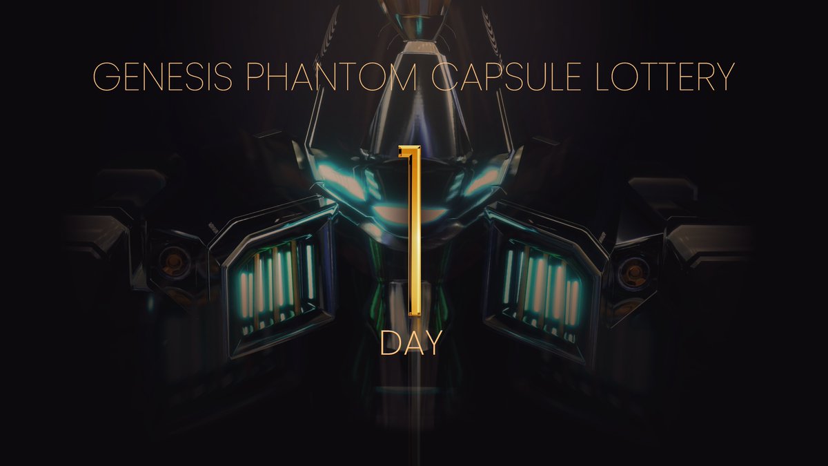 Phantom Capsule Lottery Counting Down⏰
Only 1 day left🙏

Your voice has been heard.
More Free Mint coming on the road! Stay tuned.

RT &amp; Like +200 APs⚡️, and be prepared for the next event!