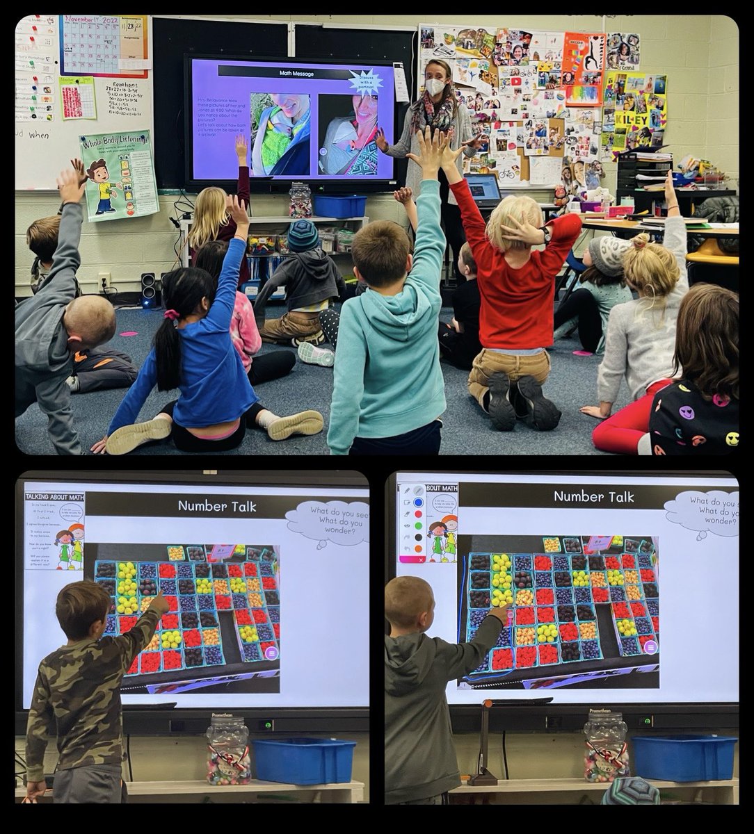 CSDAmyMinor's tweet image. While at PPS I was able to observe a math class and the student engagement level was through the roof! Just look at all of those excited hands!  The lesson included pattern work, making observations and time!  #superproud 💙💚#wearecolchester ⁦@CSDCommunity⁩
