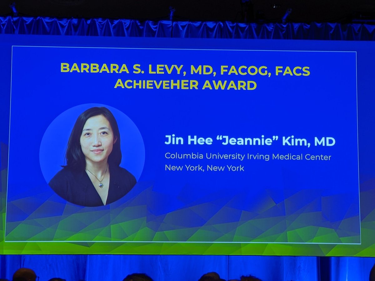 Congrats to one of my mentors @drjeanniekim on being the recipient of the Barbara Levy AchieveHER award! More than well-deserved! Inspiring!